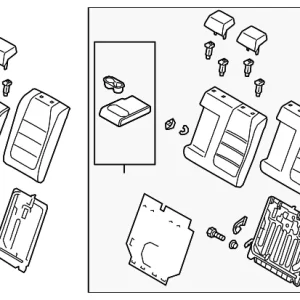 Seat Back Assembly - Mazda (BALW-57-450B-39)