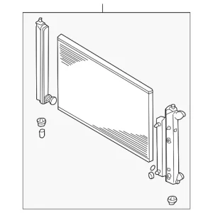 Radiator Assembly - Mazda (GY01-15-200D)