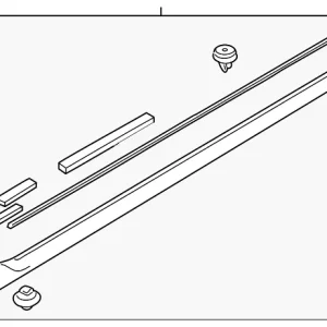 Rocker Molding - Mazda (B3YK-51-P40)