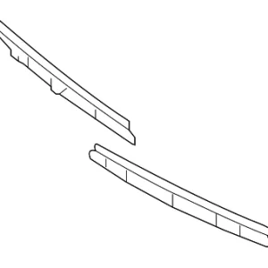Upper Grille Plate - Mazda (LE46-50-1B1B)