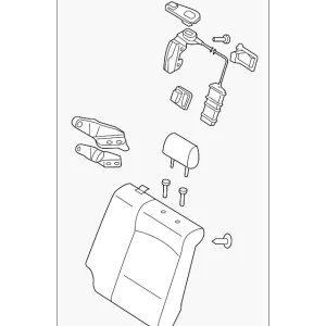 Seat Back Assembly - Mazda (BR5H-57-400-02)