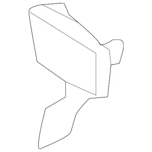 Door Trim Panel Hole Cover - Mazda (BEKJ-68-4C3-02)