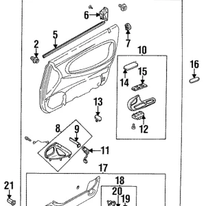 Window Switch - Mazda (HG30-66-350)