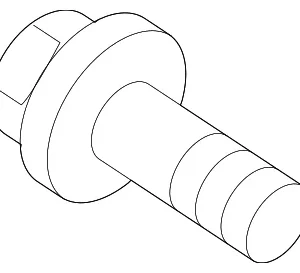 Impact Bar Front Bolt - Mazda (9078-60-835)