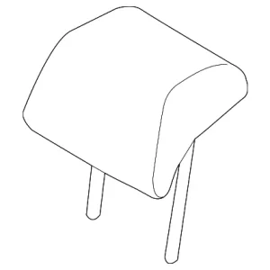 Headrest, Outer - Mazda (DB4H-88-240-44)