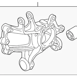 Steering Knuckle - Mazda (GHP9-26-11XD)