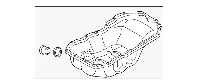 Oil Pan - Mazda (PE07-10-400A)