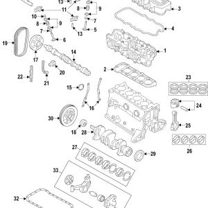 Valve Cover Gasket - Mazda (E301-10-235B)