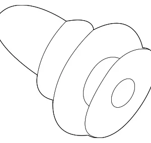 Door Trim Panel Fastener - Mazda (GA2A-68-AB1A)