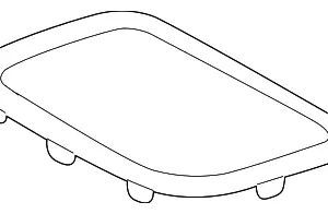 Speaker Grille - Mazda (EH44-55-576)