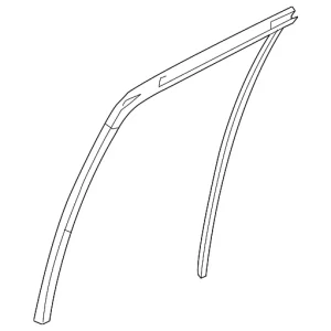 Run Channel - Mazda (KD53-72-605F)