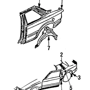Side Molding - Mazda (G030-50-820B)
