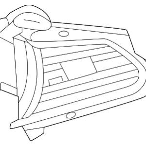 Air Vent Grille - Mazda (DFR5-64-730A-02)