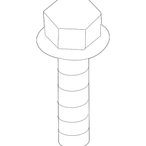 Mount Bracket Bolt - Mazda (9945-80-820)