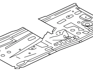 Front Floor Pan - Mazda (GHK1-53-602)