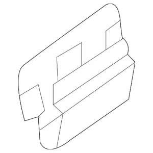 Headliner Retainer Clip - Mazda (BCJH-69-923)