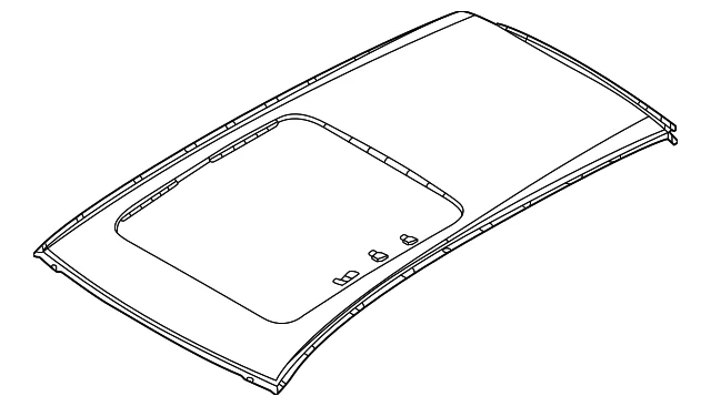 Roof Panel - Mazda (KJY8-70-600)