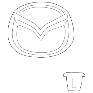 Emblem - Mazda (BHN1-51-730)
