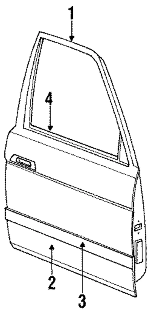 Side Molding - Mazda (LA03-50-682)