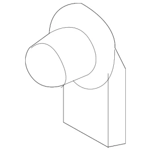 Handle Bezel Clip - Mazda (DC69-58-315)