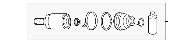 Inner Cv Joint - Mazda (FT02-22-520A)