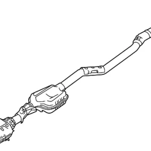 Muffler & Pipe - Mazda (PYJP-40-600)