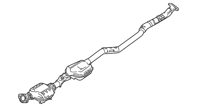 Muffler & Pipe - Mazda (PYJP-40-600)