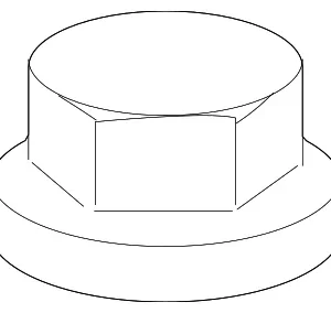 Hold Down Nut - Mazda (9XG0-63-65S)