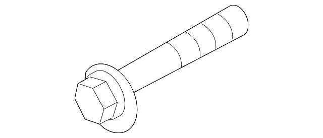 Lower Control Arm Rear Bolt - Mazda (N247-34-66ZB)