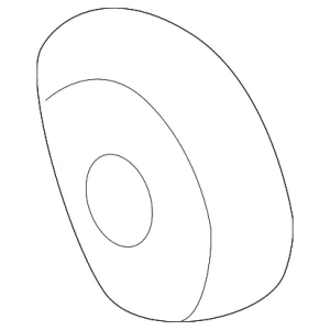 Rear Lower Arm Washer - Mazda (BC1F-34-402)
