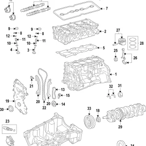 Intake Valve - Mazda (ZZJ1-12-111)