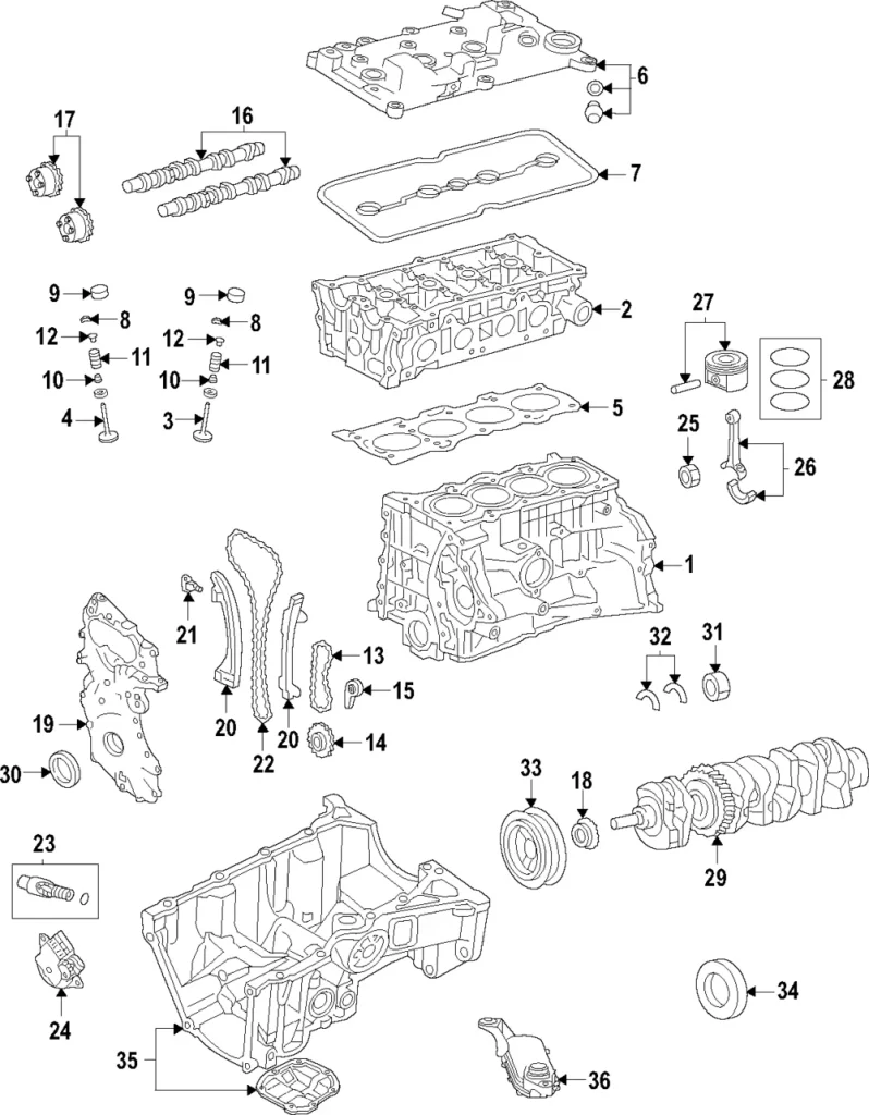 Camshaft - Mazda (ZZJ1-12-430)