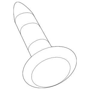 Overhead Console Screw - Mazda (9XF0-50-434K)