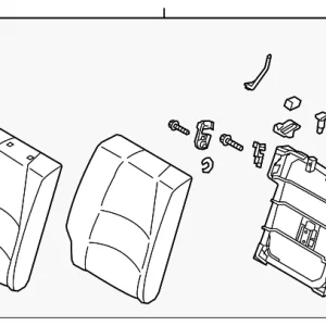 Seat Back Assembly - Mazda (DN3E-57-400-02)