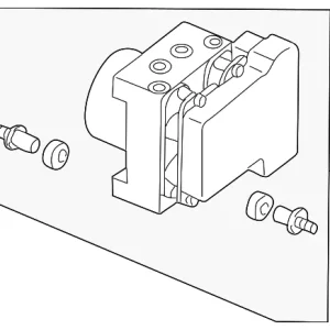 ABS Pump And Motor Assembly - Mazda (T0Y0-43-7A0)