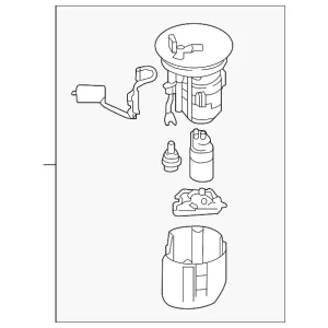 Fuel Pump Assembly - Mazda (PA5W-13-35X)