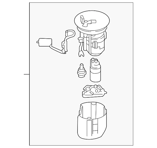 Fuel Pump Assembly - Mazda (PA5W-13-35X)