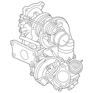Turbocharger - Mazda (SH09-13-700E)