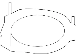 Fuel Pump Assembly Gasket - Mazda (TD11-42-166)