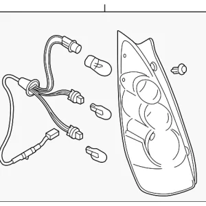 Combo Lamp Assembly - Mazda (CC43-51-170C)