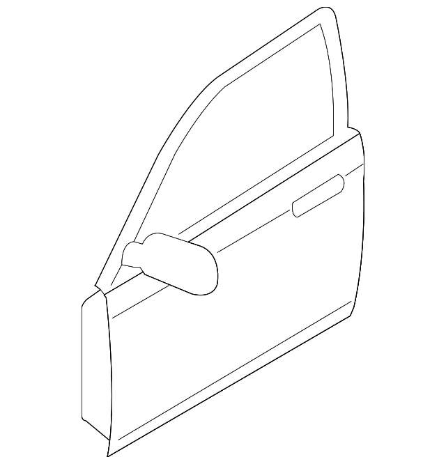 Door Shell - Mazda (EGY1-59-02XU)