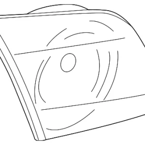 Backup Lamp Assembly - Mazda (BN8F-51-3H0C)