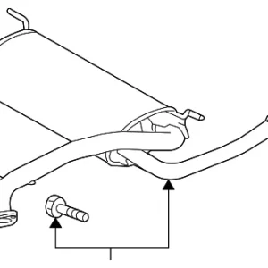 Muffler - Mazda (LFK8-40-100)