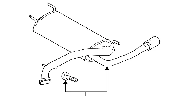 Muffler - Mazda (LFK8-40-100)