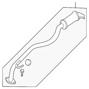 Muffler W/Tailpipe - Mazda (GY06-40-3A0B)