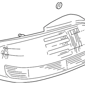 Lens & Housing - Mazda (GG2A-51-170A)