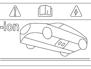 Battery Label - Mazda (K628-67-ZB6)