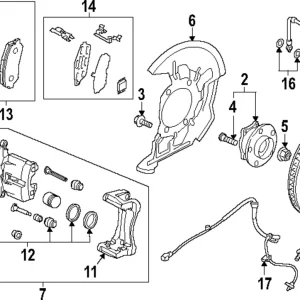 Brake Hydraulic Hose - Mazda (DGH9-43-980B)