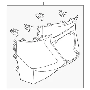 Front Console - Mazda (CD85-64-320B-34)