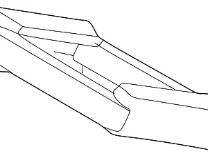 Heater Core Seal Strip - Mazda (EC01-61-A11)
